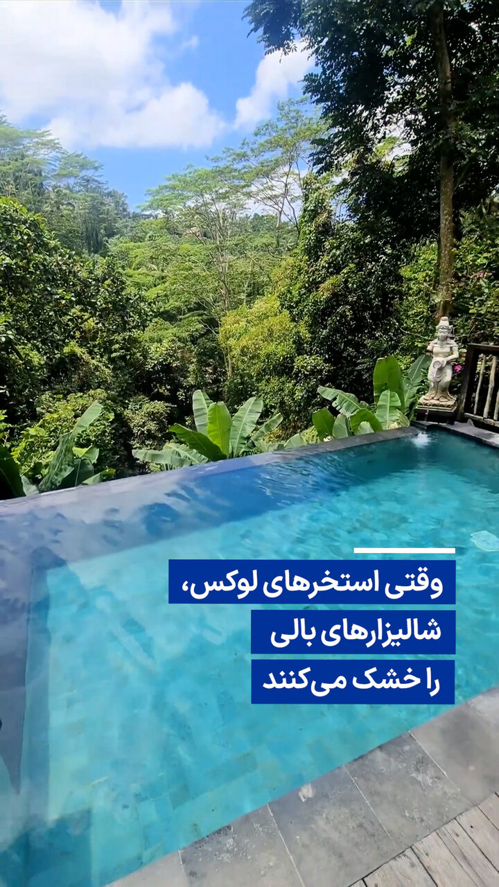 استخرهای لوکس، شالیزارهای بالی را در خطر خشکی قرار می‌دهند!