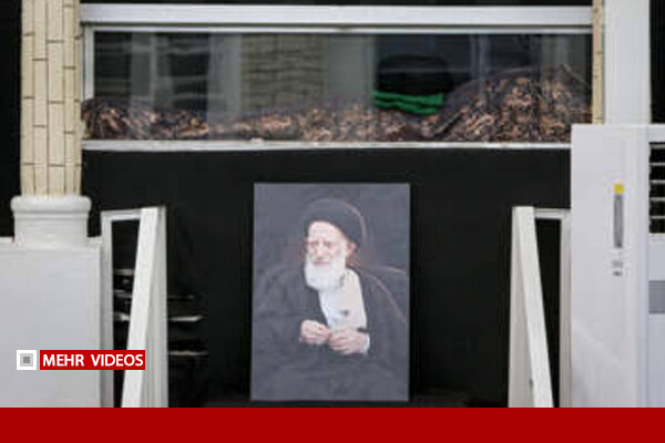 تصاویر هوایی از وداع با آیت‌الله شبیری زنجانی
